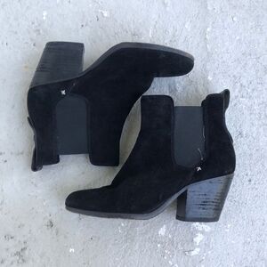 rag & bone suede ankle boots